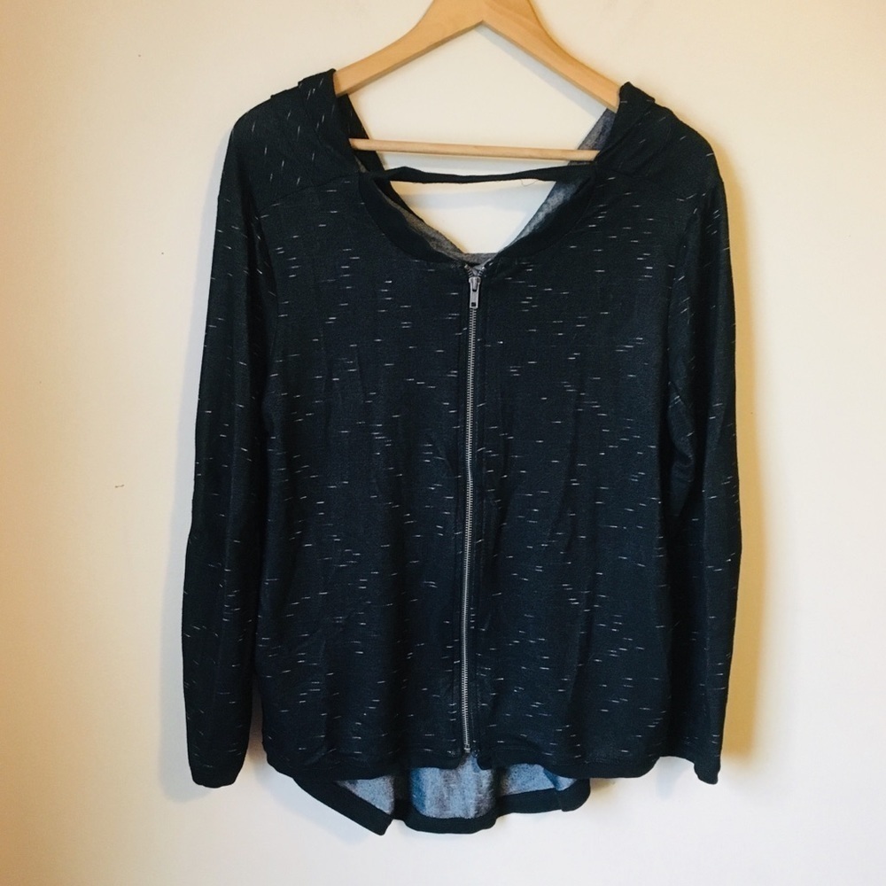 BCBGeneration Choker Zip Up